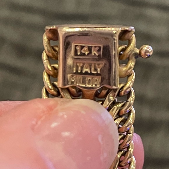 14K Italian Gold Bracelet - Picture 3 of 6
